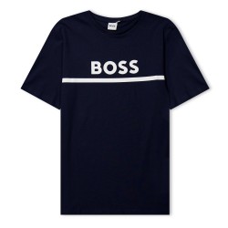 тениска,детски,тениски,boss,kids,large,logo,t,shirt,logo,design,navy,849