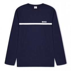тениска,детски,тениски,boss,ls,smll,lgo,tee,in00,navy,849