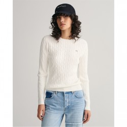 дамски,плетени,дрехи,gant,stretch,cotton,cable,c,neck,evening,113,eggshell