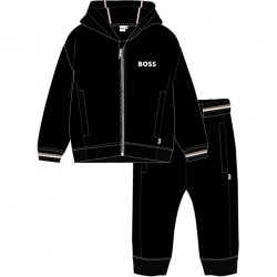 детски,комплект,детски,облекла,boss,logo,tracksuit,set,infants,black,09b