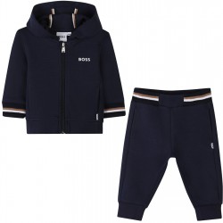 детски,комплект,детски,облекла,boss,logo,tracksuit,set,infants,navy,849