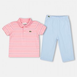 бебешки,комплект,детски,облекла,lacoste,mini,pique,pyjama,set,babies,lotus,wht,pnk