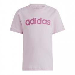 детска,тениска,разпродажба,adidas,детски,тениски,детски,облекла,adidas,essentials,logo,t,shirt,infants,pink,linear