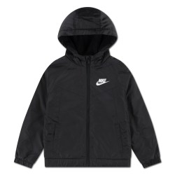 Nike Flc Lined Windb In71 - Black/White отново,на,училище,мъжки,якета,nike,flc,lined,windb,in71,black,white
