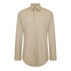 Boss Mens HBB Hank Kent Shirt, Precision Tailoring, Comfort - Beige 286 мъжки,ризи,boss,men,s,hbb,hank,kent,shirt,precision,tailoring,comfort,beige,286