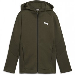 детски,суичър,разпродажба,puma,детски,горнища,с,качулка,детски,3/4,панталони,puma,evostripe,fz,hoodie,dk,b,hoody,unisex,kids,dark,olive