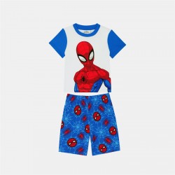 Детски комплект Character Short Sleeve Pyjama Set Infant - Spiderman детски,комплект,детски,стоки,с,аним.,герои,детски,пижами,детски,3/4,панталони,дамски,стоки,с,аним.,герои,детски,облекла,character,short,sleeve,pyjama,set,i