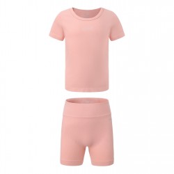 юношески,комплект,детски,3/4,панталони,детски,облекла,usa,pro,seamless,set,juniors,pink