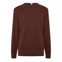 пуловер,мъжки,пуловери,boss,men's,ecaio,p,knitted,jumper,dark,brown