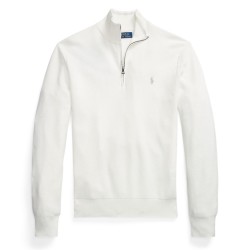 пуловер,мъжки,пуловери,polo,ralph,lauren,quarter,zip,jumper,deckwash,white