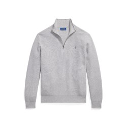 пуловер,мъжки,пуловери,polo,ralph,lauren,quarter,zip,jumper,andover,heather