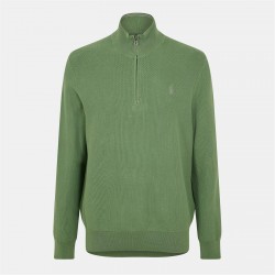 пуловер,мъжки,пуловери,polo,ralph,lauren,polo,ralph,lauren,quarter,zip,jumper,fatigue,green