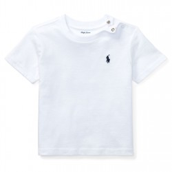 тениска,детски,3/4,панталони,polo,ralph,lauren,kids',cotton,short,sleeve,crew,neck,t,shirt,white