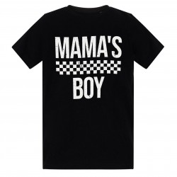 AWD Infant Printed Mothers Day Tee - Mamas Boy Check бебешки,облекла,детски,тениски,awd,infant,printed,mothers,day,tee,mamas,boy,check