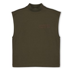 Детска тениска Fear Of God Essentials Unisex Kids Muscle Tee Oversized T-Shirt - Off Black детска,тениска,fear,of,god,essentials,unisex,kids,muscle,tee,oversized,t,shirt,off,black