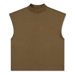 Детска тениска Fear Of God Essentials Unisex Kids Muscle Tee Oversized T-Shirt - Wood детска,тениска,fear,of,god,essentials,unisex,kids,muscle,tee,oversized,t,shirt,wood
