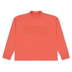детска,тениска,fear,of,god,essentials,unisex,kids,long,sleeve,oversized,fit,t,shirt,coral