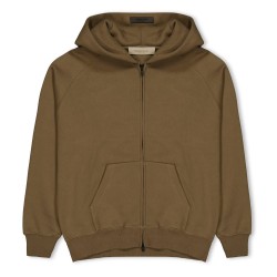 детски,суичър,fear,of,god,essentials,unisex,kids,full,zip,hoodie,wood