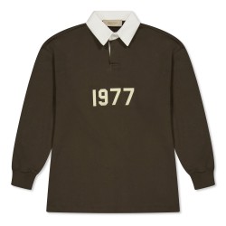 детска,тениска,fear,of,god,essentials,unisex,kids,henley,rugby,long,sleeve,t,shirt,off,black