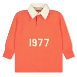 детска,тениска,fear,of,god,essentials,unisex,kids,henley,rugby,long,sleeve,t,shirt,coral