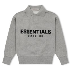 детска,блуза,с,яка,fear,of,god,essentials,unisex,kids,long,sleeve,polo,shirt,dark,oatmeal