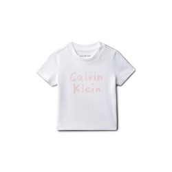детска,тениска,calvin,klein,jeans,unisex,kids,t,shirt,white,yaf