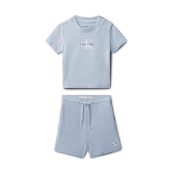 Calvin Klein Jeans Unisex Kids Clothing Set - Breezy Blue C1O calvin,klein,jeans,unisex,kids,clothing,set,breezy,blue,c1o