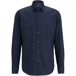 облекла,на,разпродажба,мъжки,ризи,boss,men's,h,joe,kent,shirt,impeccable,tailoring,dark,blue,404