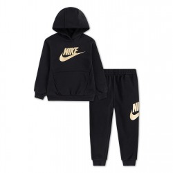 Детски анцуг Nike Fleece Tracksuit Infants - Black/Gold детски,анцуг,промоция,на,зимни,облекла,дрехи,за,училище,разпродажба,nike,ученическо,облекло,детски,екипи,детски,облекла,nike,fleece,tracksuit,infants,black