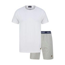 Lyle and Scott Lyle Sft Touch Sht P Sn64 - Bright White мъжки,пижами,lyle,and,scott,lyle,sft,touch,sht,p,sn64,bright,white