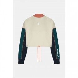 Блуза RED RUN Red Run Cropped Sweater - Cream блуза,дамски,горнища,с,качулка,дамски,ежедневни,облекла,red,run,red,run,cropped,sweater,cream