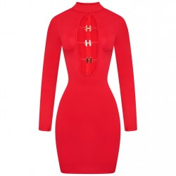 дамски,поли,и,рокли,honeyz,h,mini,ld99,red