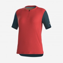 Фланелка Bicycle Line SS Jersey Zoe Ld99 - Peach фланелка,дамски,топове,дамски,горнища,с,цип,облекло,за,колоездене,bicycle,line,ss,jersey,zoe,ld99,peach