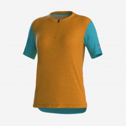 Фланелка Bicycle Line SS Jersey Zoe Ld99 - Mustard фланелка,дамски,топове,дамски,горнища,с,цип,облекло,за,колоездене,bicycle,line,ss,jersey,zoe,ld99,mustard
