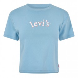 дамски,топове,levis,levis,ss,boxy,western,criss,cross,blue,serif