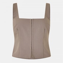 Jack Wills Pinstripe Top Ld54 - Taupe дамски,топове,jack,wills,pinstripe,top,ld54,taupe