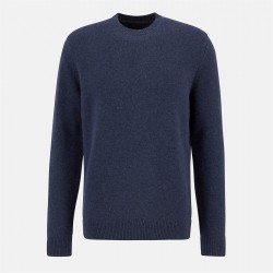 пуловер,мъжки,пуловери,barbour,covent,crew,neck,jumper,navy,marl,ny72