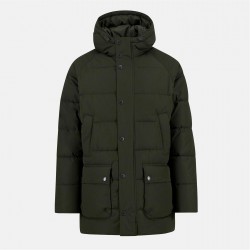 яке,облекла,на,разпродажба,мъжки,якета,barbour,men's,bedale,hooded,long,sleeve,long,puffer,jacket,sage,sg71