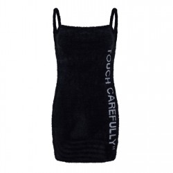 рокля,дамски,поли,и,рокли,off,white,quote,strap,mini,dress,black,white