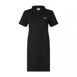 дамска,рокля,дамски,поли,и,рокли,дамски,облекла,размер,slazenger,womens,short,sleeve,polo,dress,black