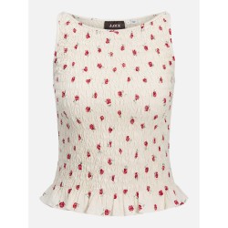 jjxx,women,s,smock,peplum,top,vanilla,ice