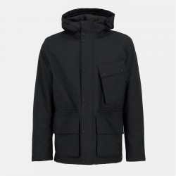 яке,облекла,на,разпродажба,мъжки,якета,barbour,international,men's,endley,waterproof,hooded,long,sleeve,long,puffer,jacket,black,bk11
