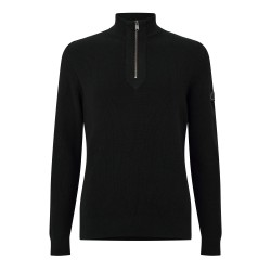 пуловер,мъжки,тениски,barbour,international,crawley,half,zip,jumper,black,bk31