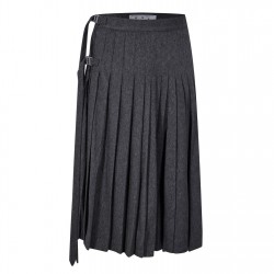 off,white,pleated,skirt,grey