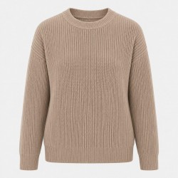 пуловер,дамски,плетени,дрехи,i,saw,it,first,crew,neck,knitted,jumper,desert,taupe