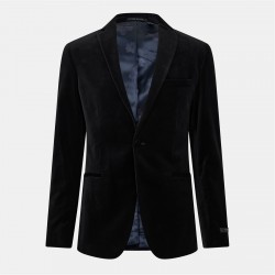 яке,облекла,на,разпродажба,мъжки,якета,ted,baker,ted,velvet,jacket,sn99,black