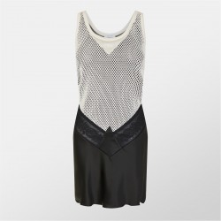 рокля,дамски,поли,и,рокли,off,white,lace,fishnet,dress,coconut