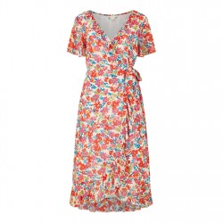 рокля,дамски,поли,и,рокли,yumi,yumi,black,floral,wrap,midi,dress,white