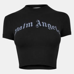 дамски,топове,palm,angels,women,s,slim,fit,cropped,baby,tee,black