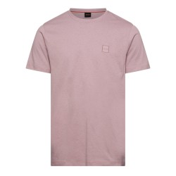 тениска,мъжки,тениски,boss,mens,boss,orange,tales,t,shirt,with,logo,patch,premium,cotton,lt,pastel,prpl